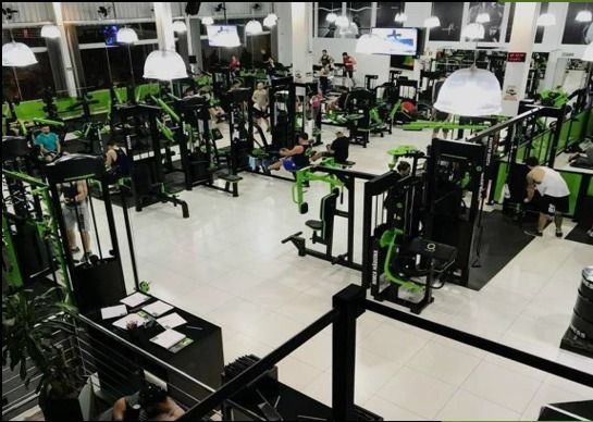 Imagem da estrutura da academia