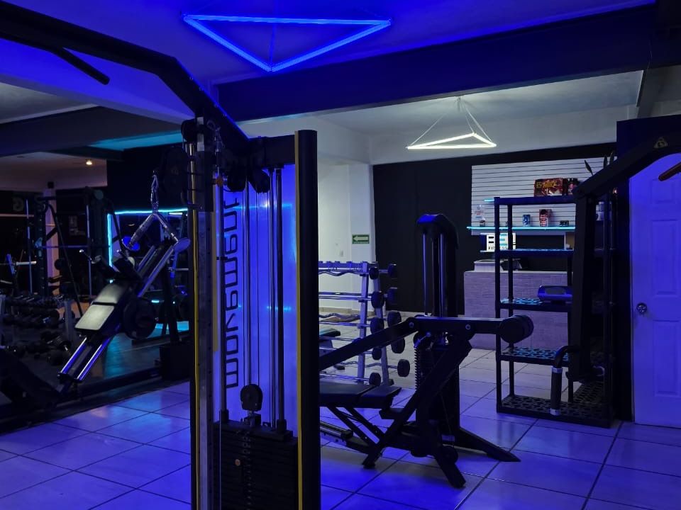 Imagem da estrutura da academia