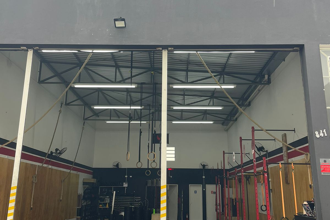 Imagem da estrutura da academia