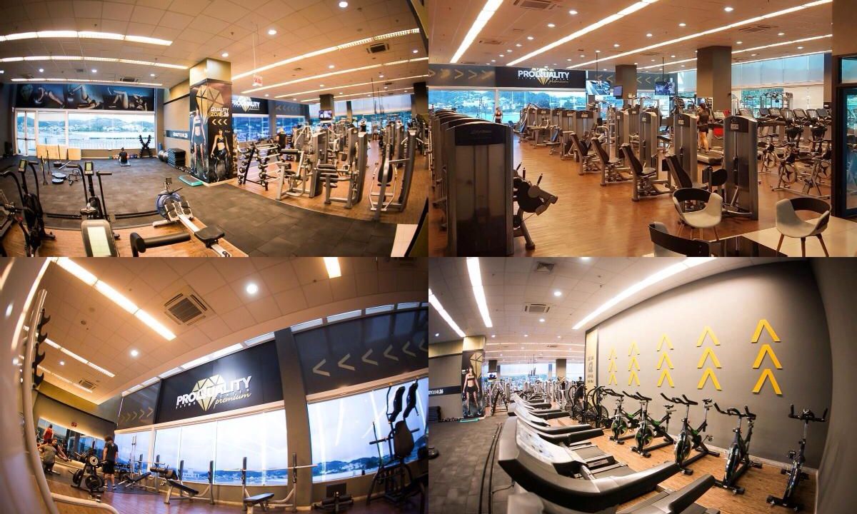 Imagem da estrutura da academia