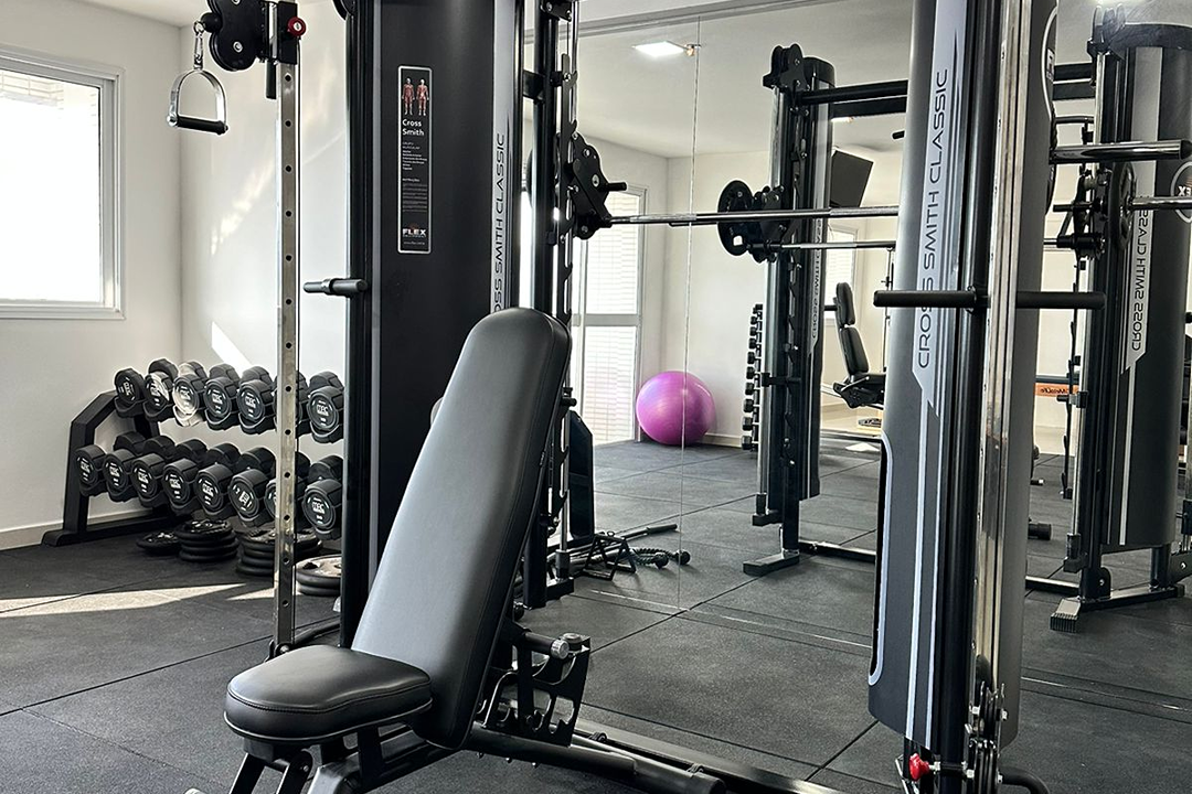 Imagem da estrutura da academia