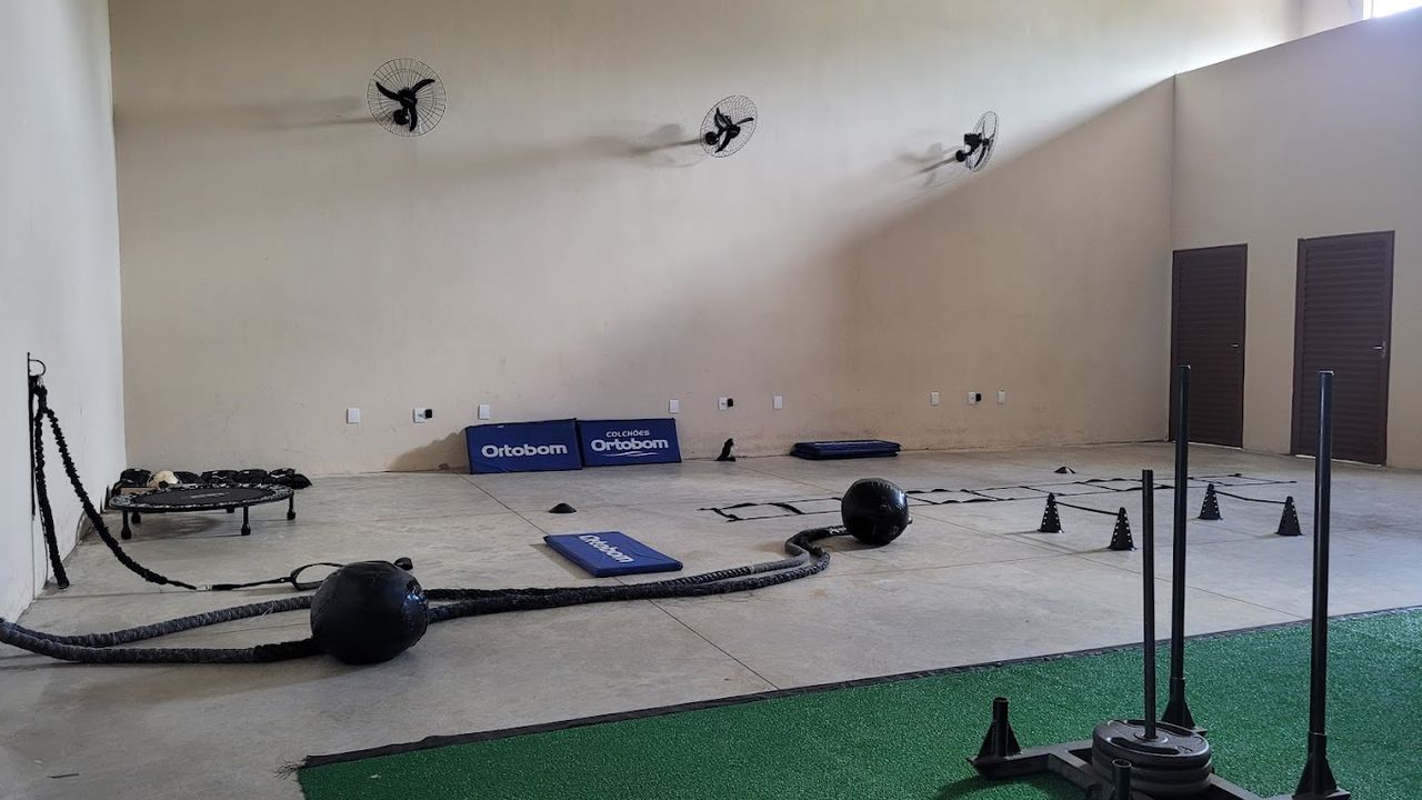 Imagem da estrutura da academia