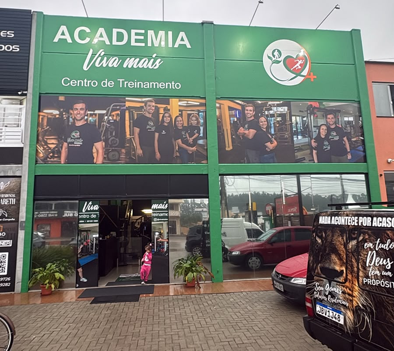 Imagem da estrutura da academia