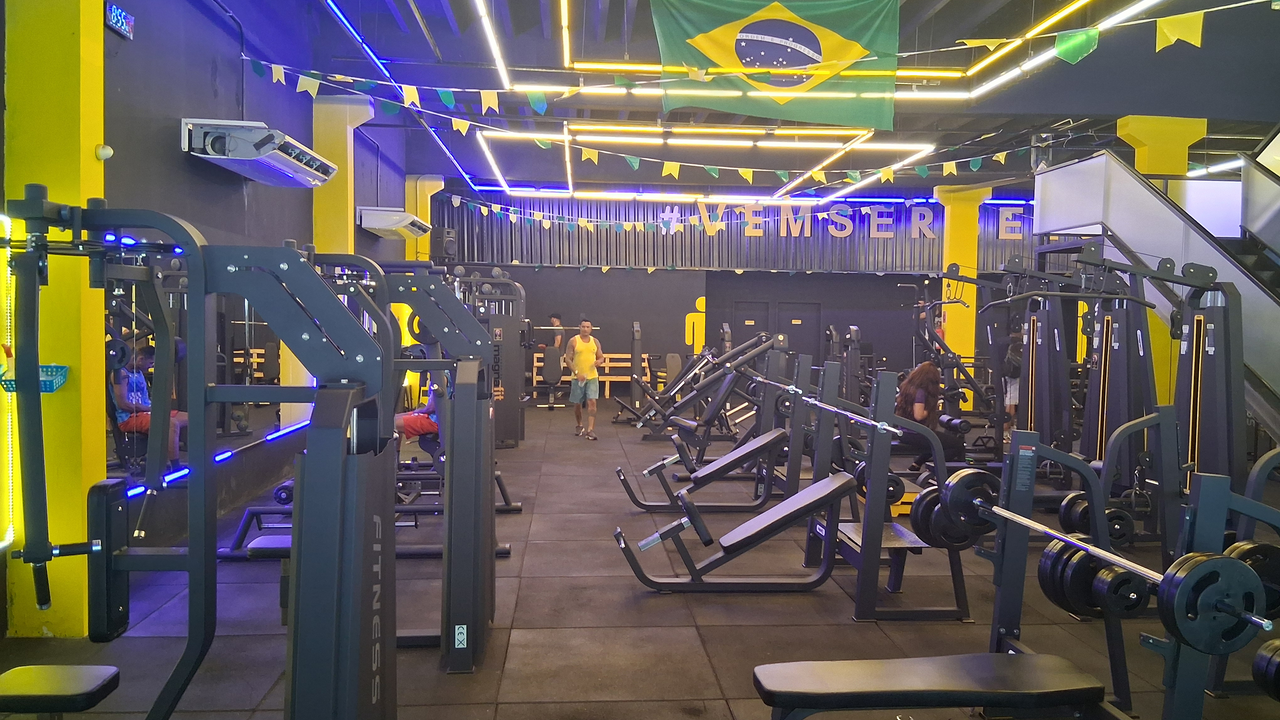 Imagem da estrutura da academia