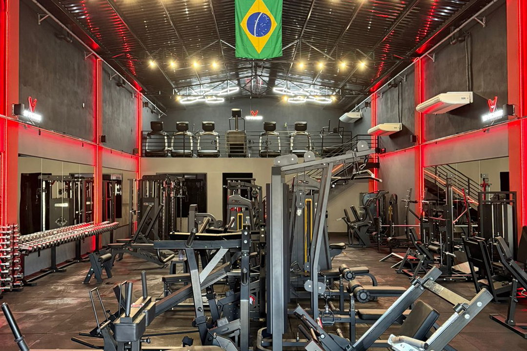Imagem da estrutura da academia
