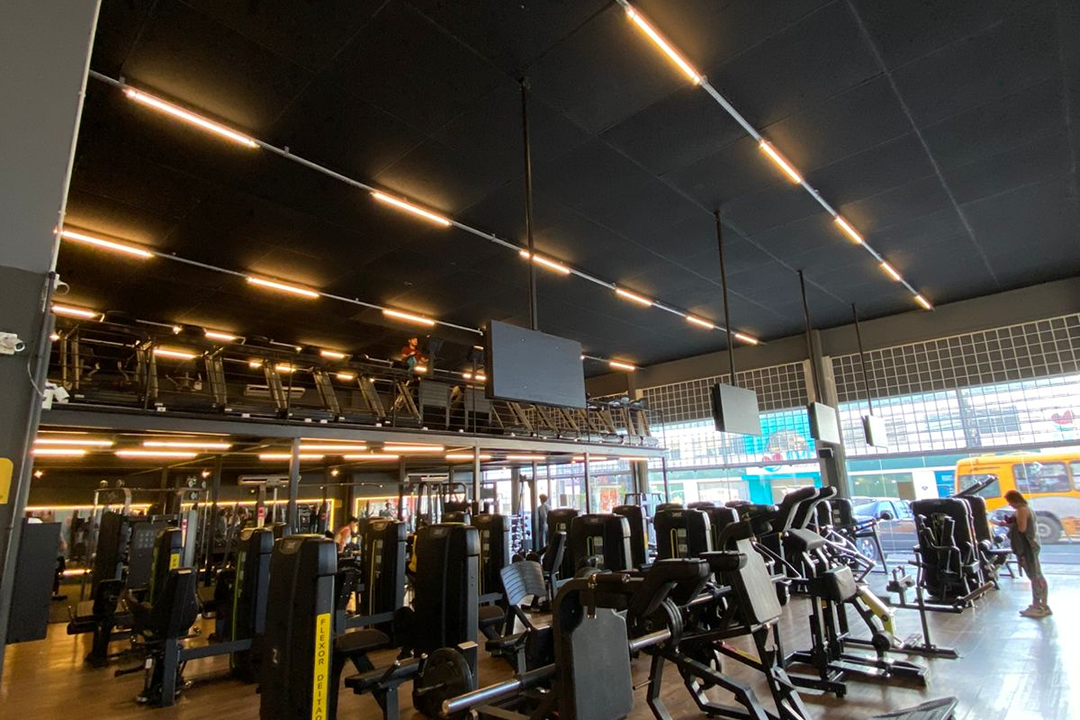 Imagem da estrutura da academia