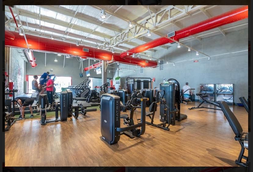 Imagem da estrutura da academia