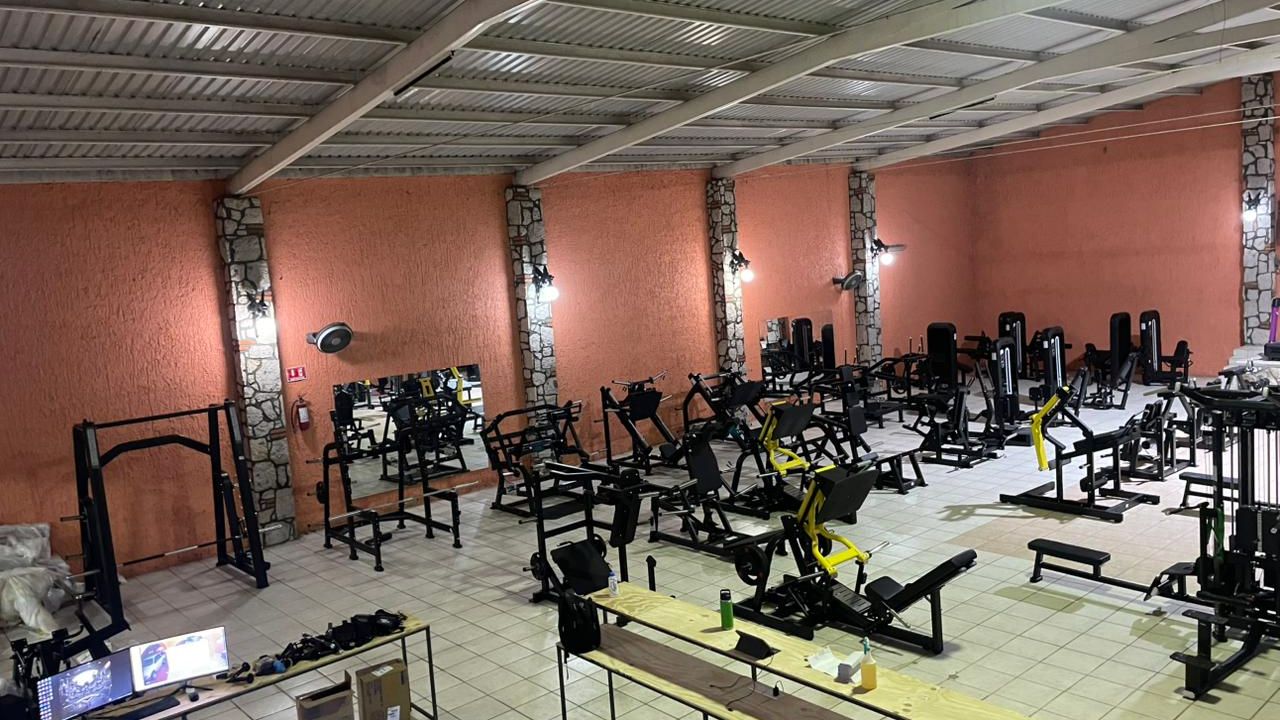 Imagem da estrutura da academia