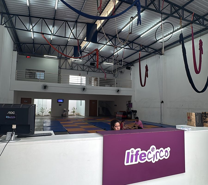 Imagem da estrutura da academia