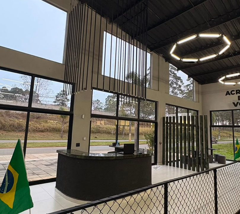 Imagem da estrutura da academia