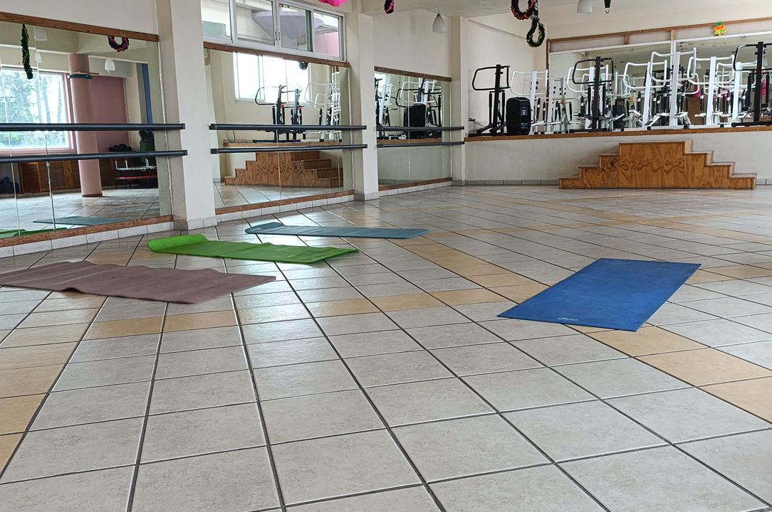 Imagem da estrutura da academia