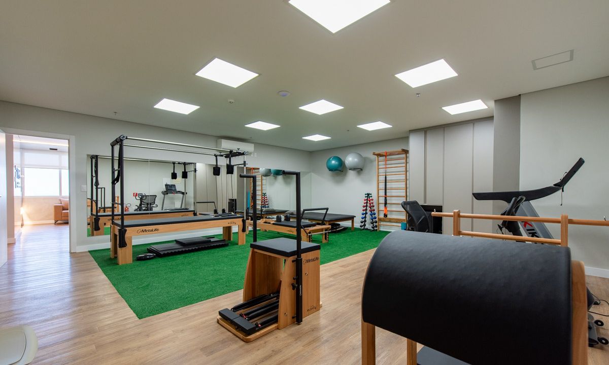 Imagem da estrutura da academia