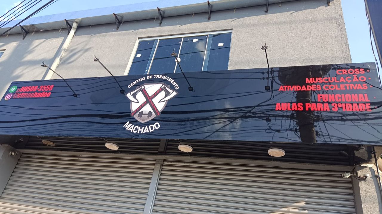 Imagem da estrutura da academia