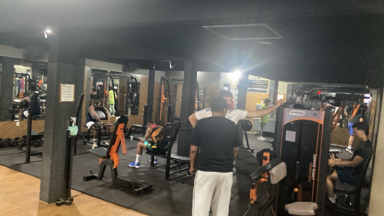Imagem da estrutura da academia