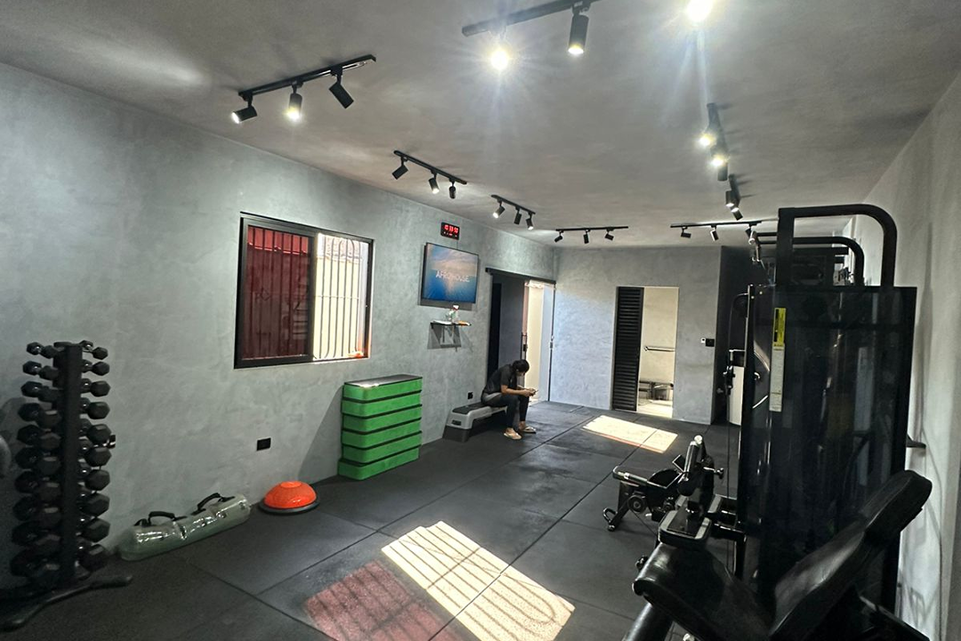 Imagem da estrutura da academia