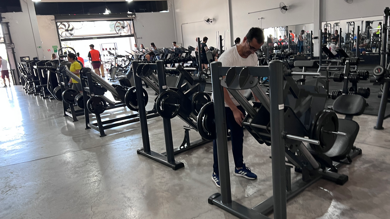 Imagem da estrutura da academia