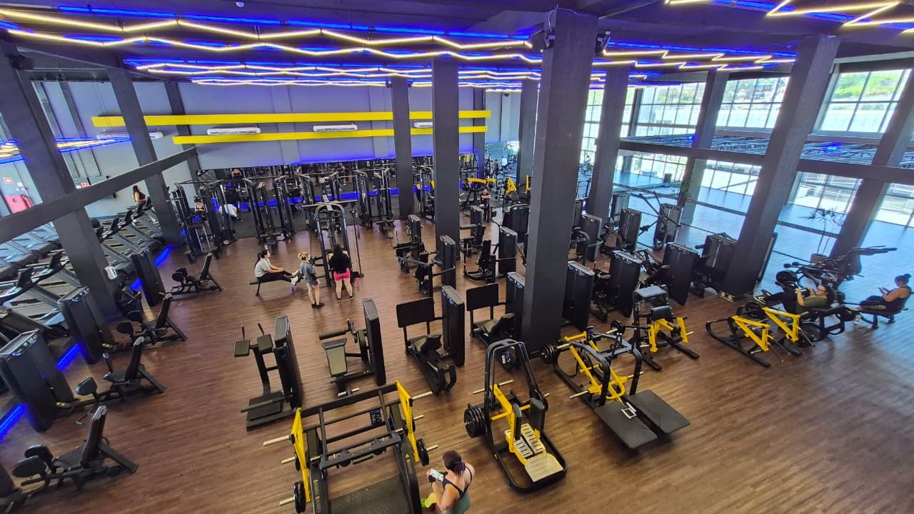 Imagem da estrutura da academia