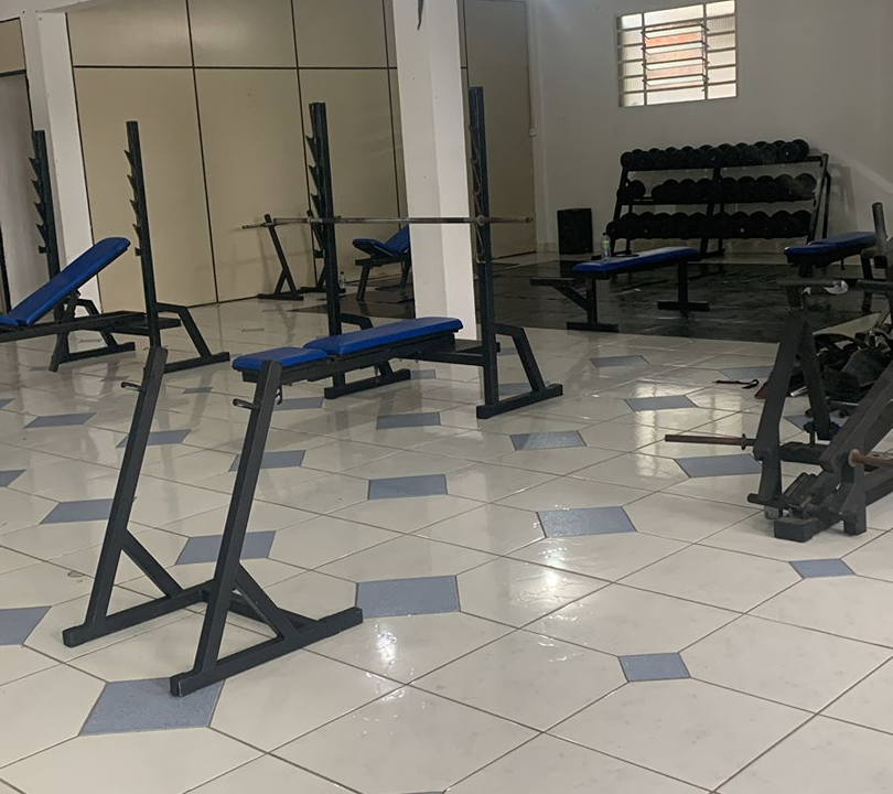 Imagem da estrutura da academia