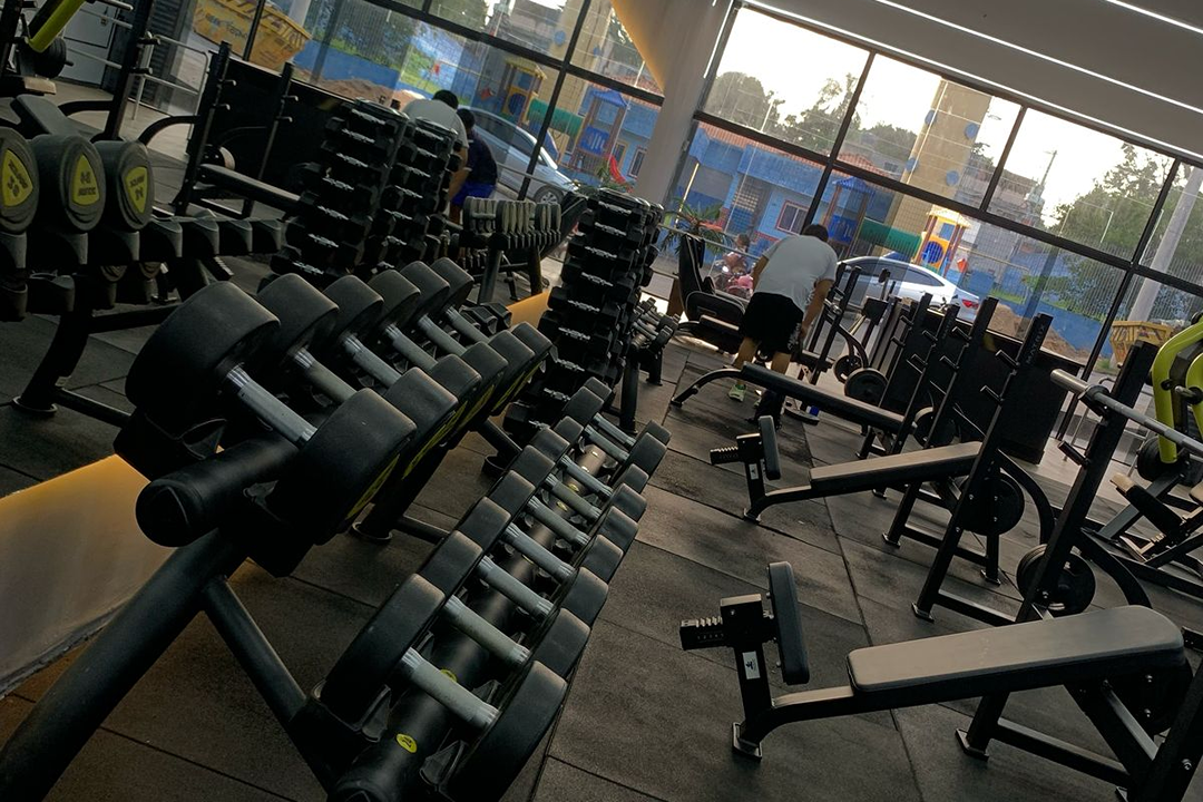 Imagem da estrutura da academia