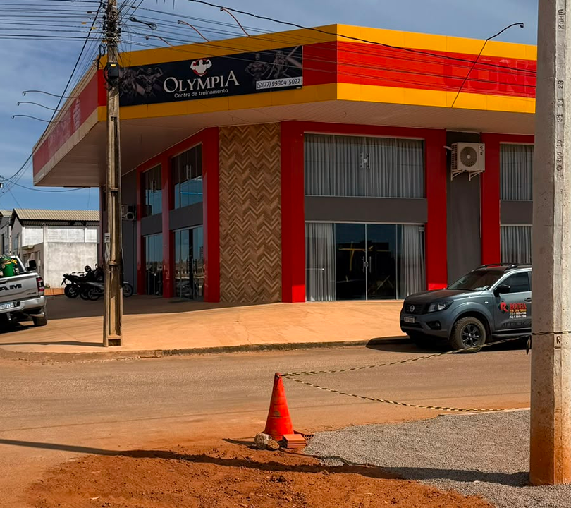 Imagem da estrutura da academia