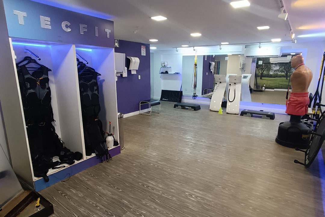 Imagem da estrutura da academia