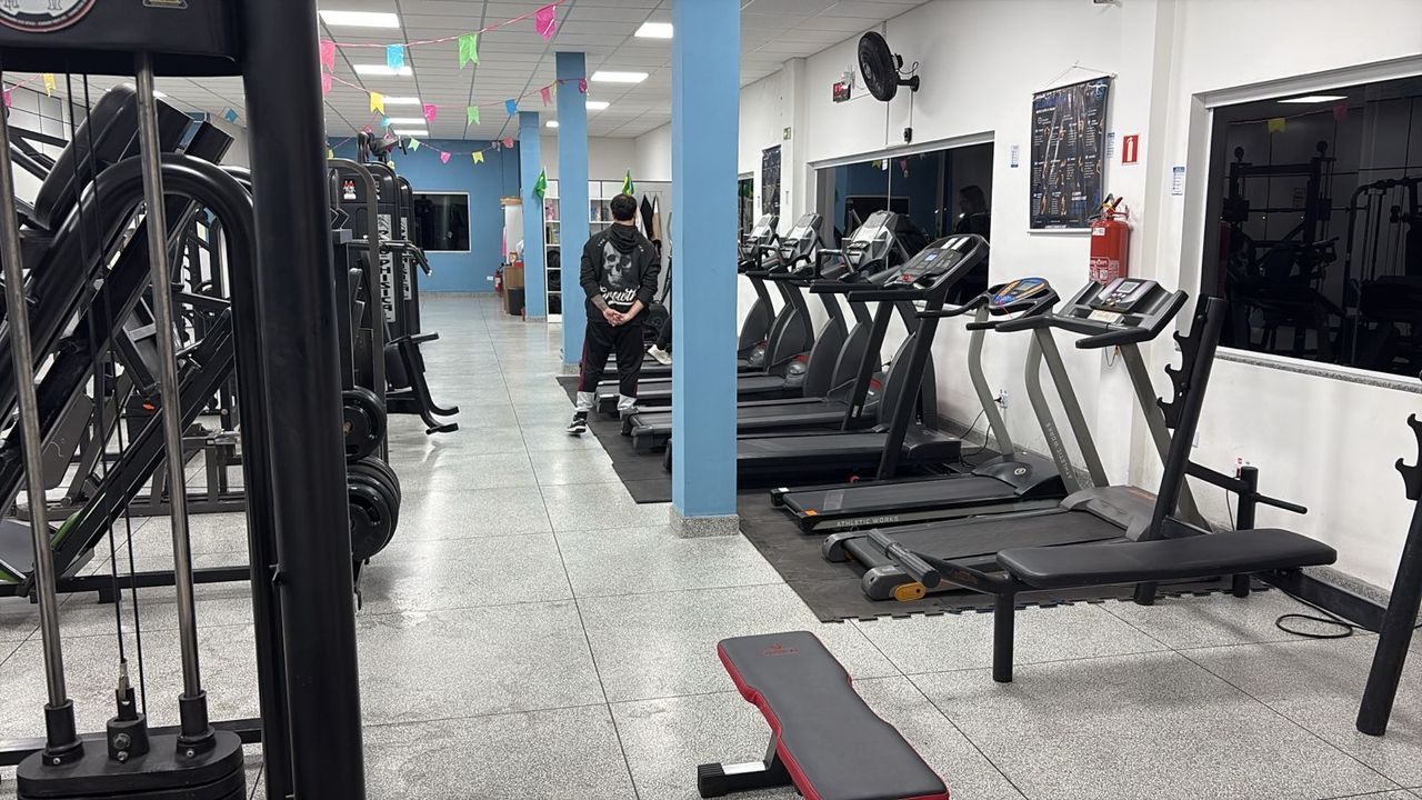 Imagem da estrutura da academia
