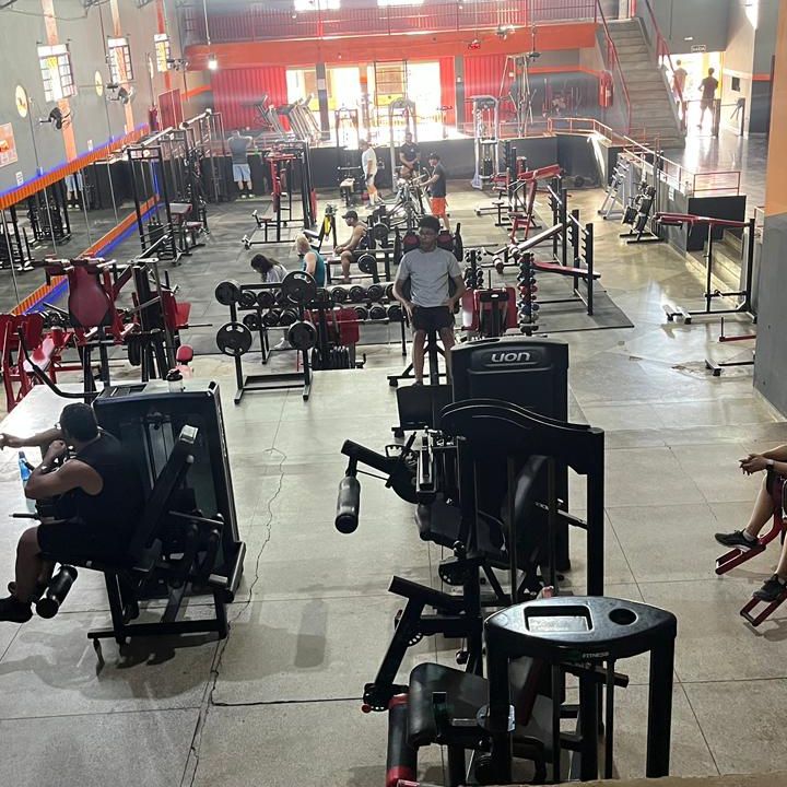 Imagem da estrutura da academia