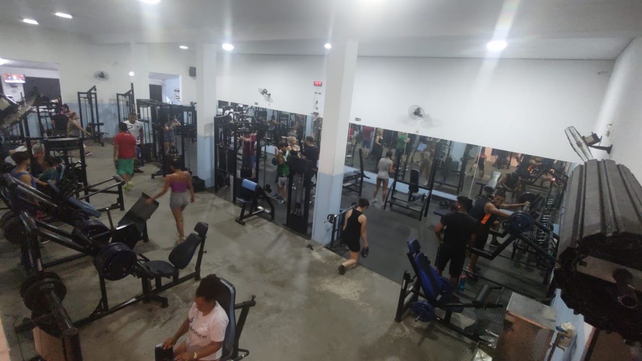 Imagem da estrutura da academia