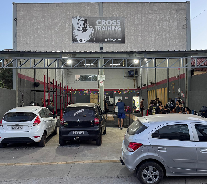 Imagem da estrutura da academia