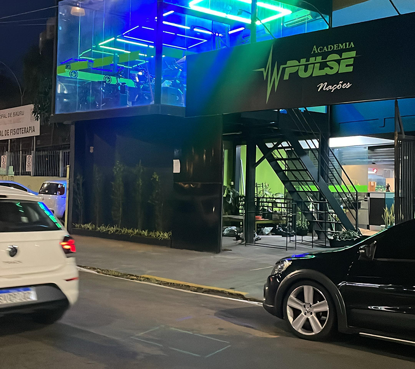 Imagem da estrutura da academia