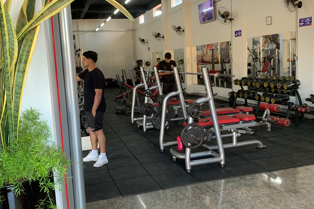 Imagem da estrutura da academia