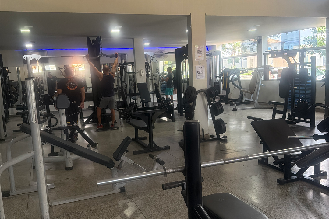 Imagem da estrutura da academia