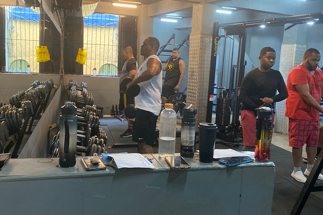 Imagem da estrutura da academia