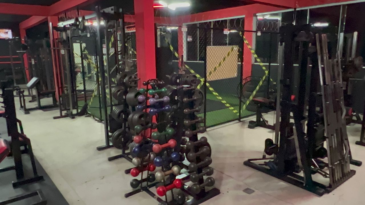 Imagem da estrutura da academia