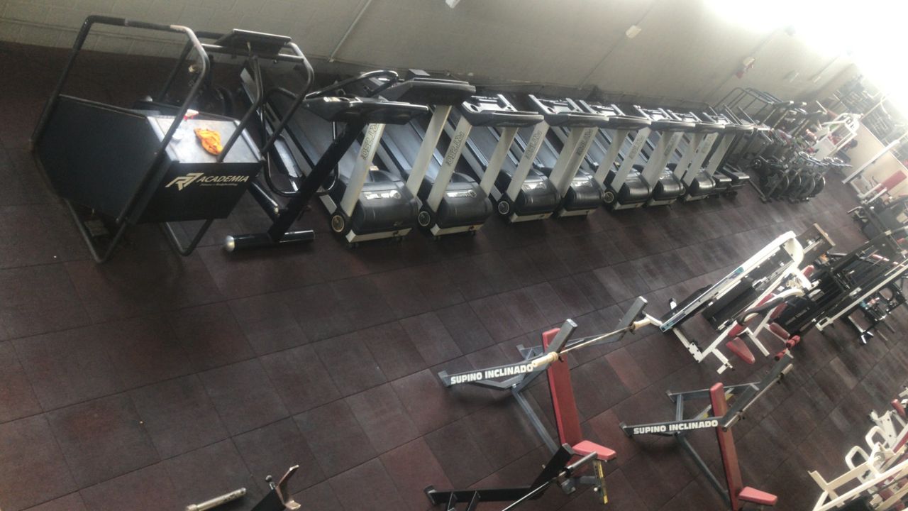 Imagem da estrutura da academia