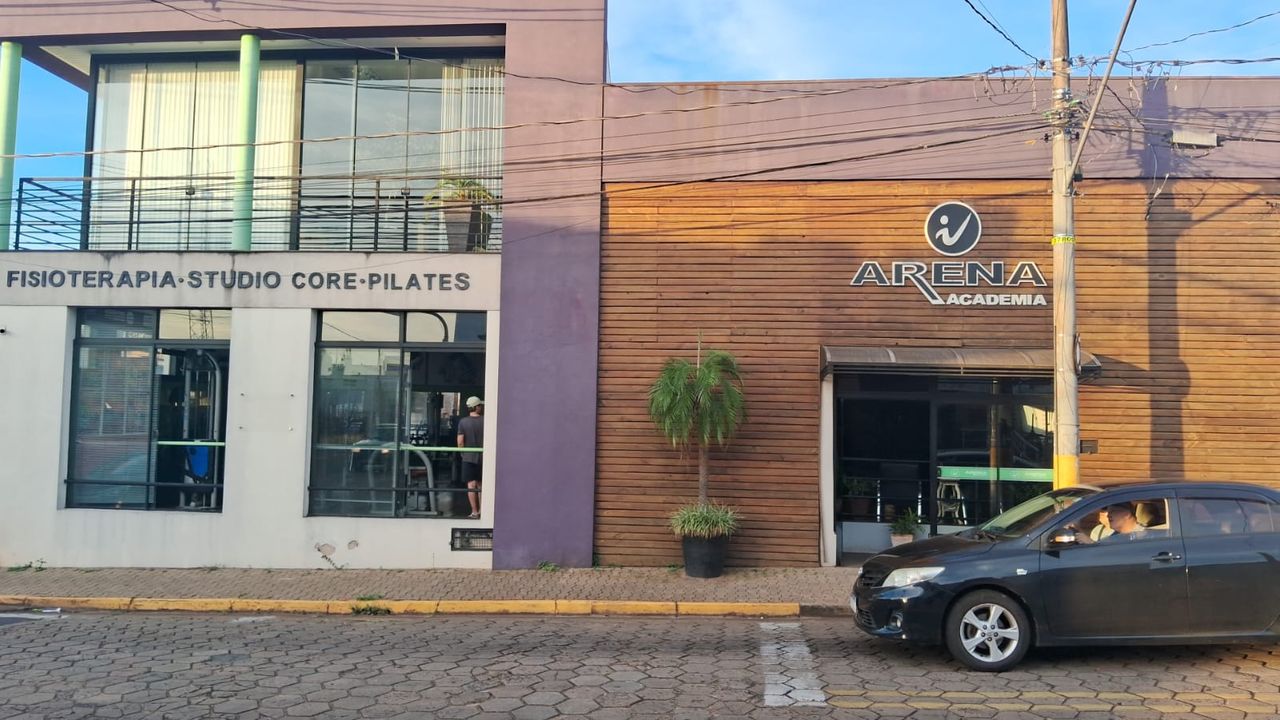Imagem da estrutura da academia