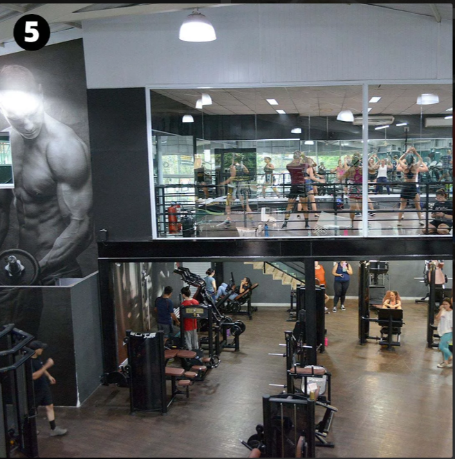 Imagem da estrutura da academia