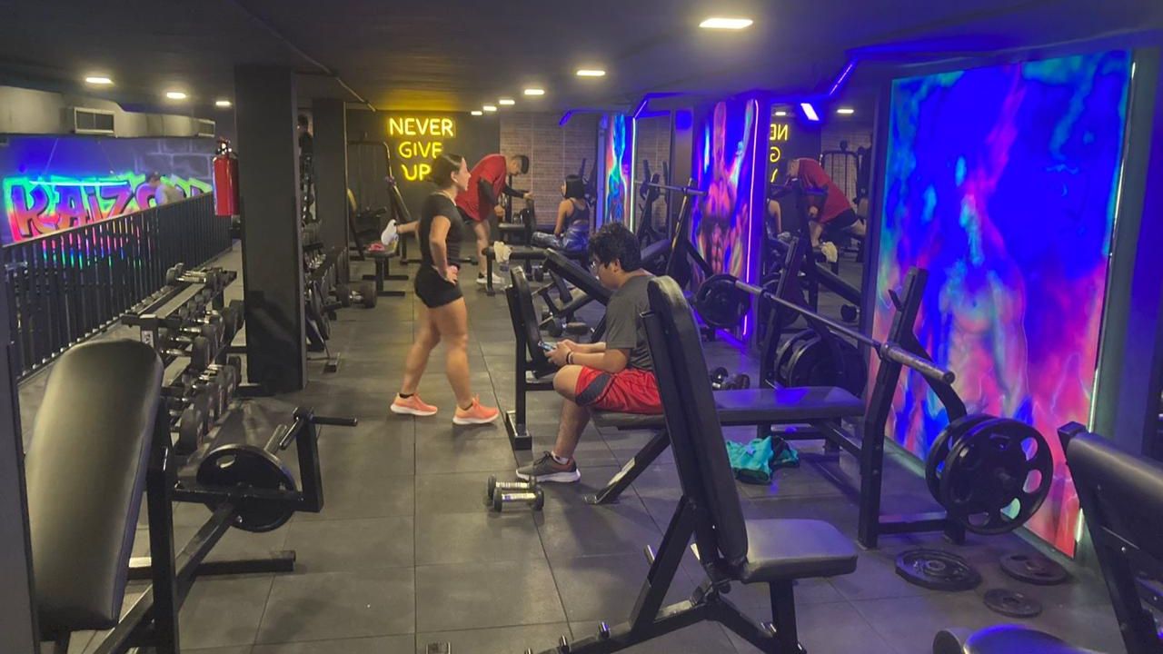 Imagem da estrutura da academia