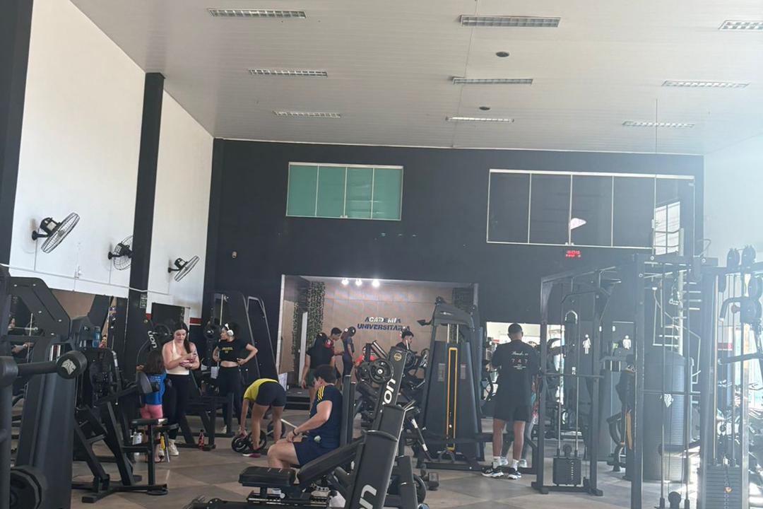 Imagem da estrutura da academia