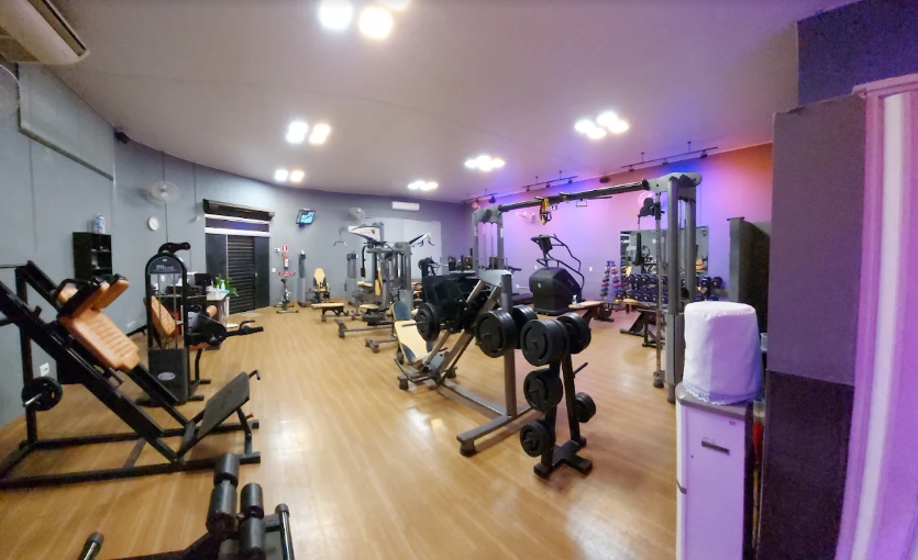 Imagem da estrutura da academia