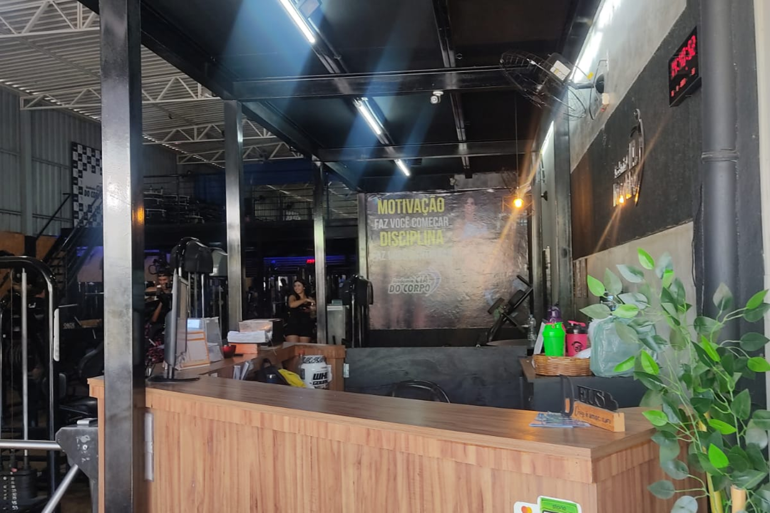 Imagem da estrutura da academia