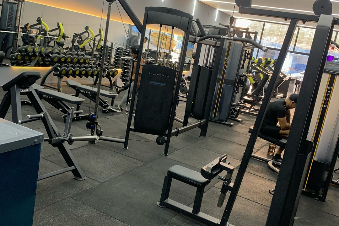 Imagem da estrutura da academia