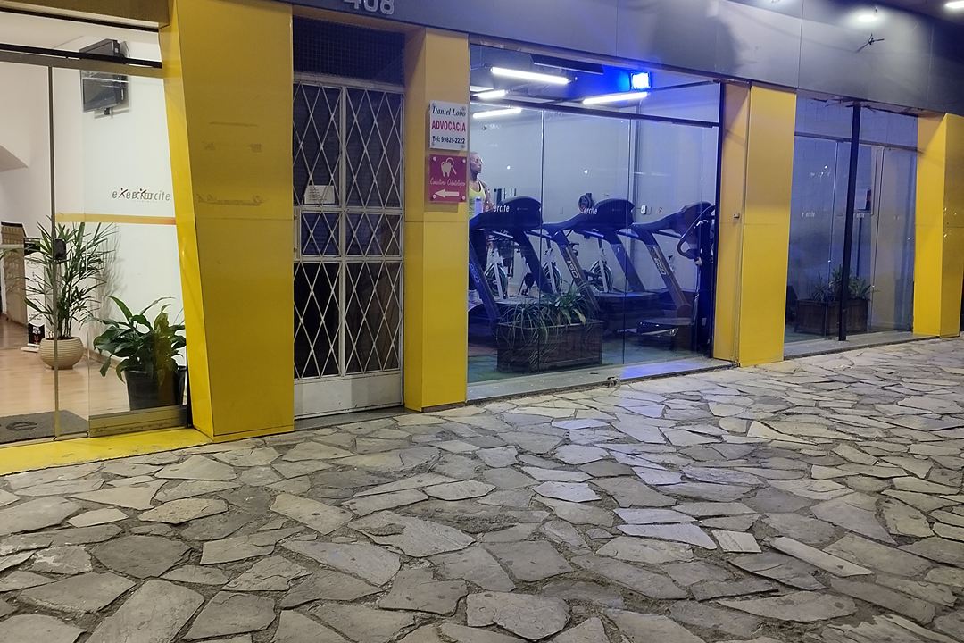 Imagem da estrutura da academia