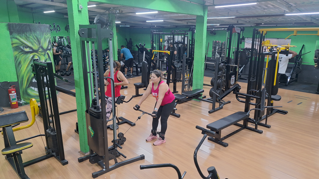 Imagem da estrutura da academia