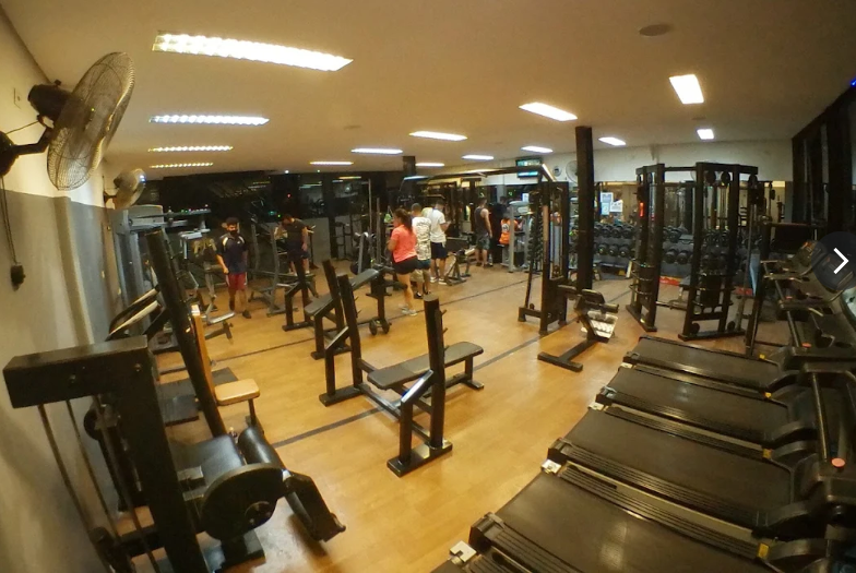 Imagem da estrutura da academia