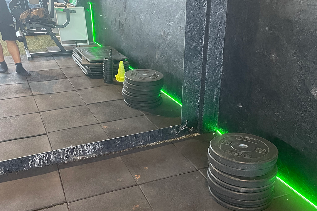 Imagem da estrutura da academia