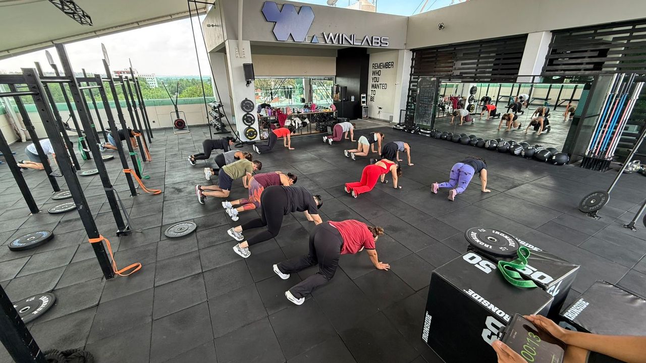 Imagem da estrutura da academia