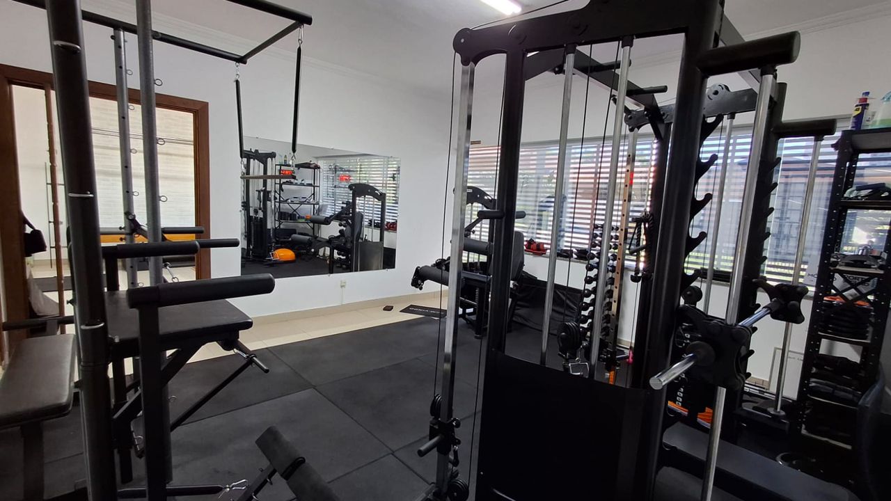 Imagem da estrutura da academia