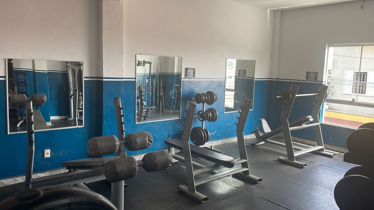 Imagem da estrutura da academia