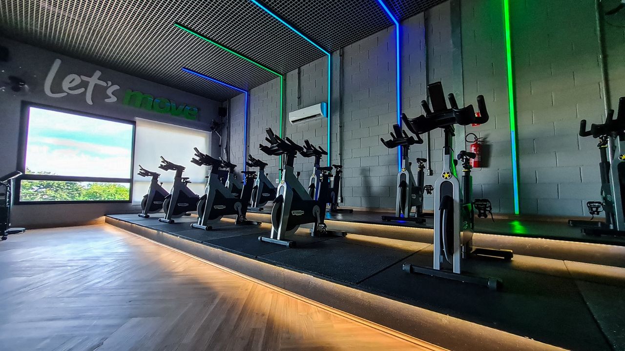 Imagem da estrutura da academia